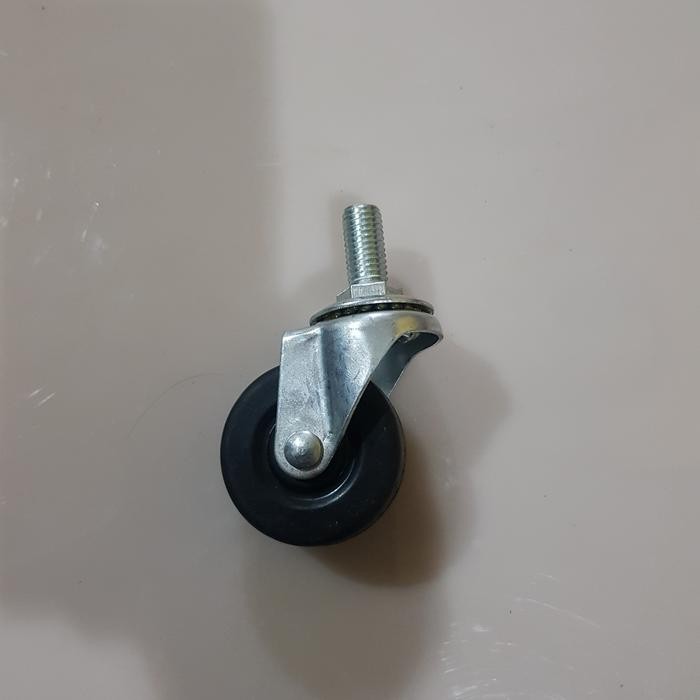 Roda Etalase / lemari / rak / 2"karet ( putar)
