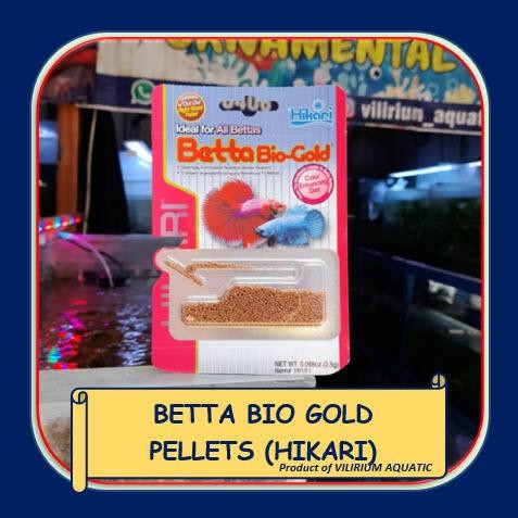 PAKAN IKAN HIAS - PELET CUPANG BETTA BIO GOLD (HIKARI)