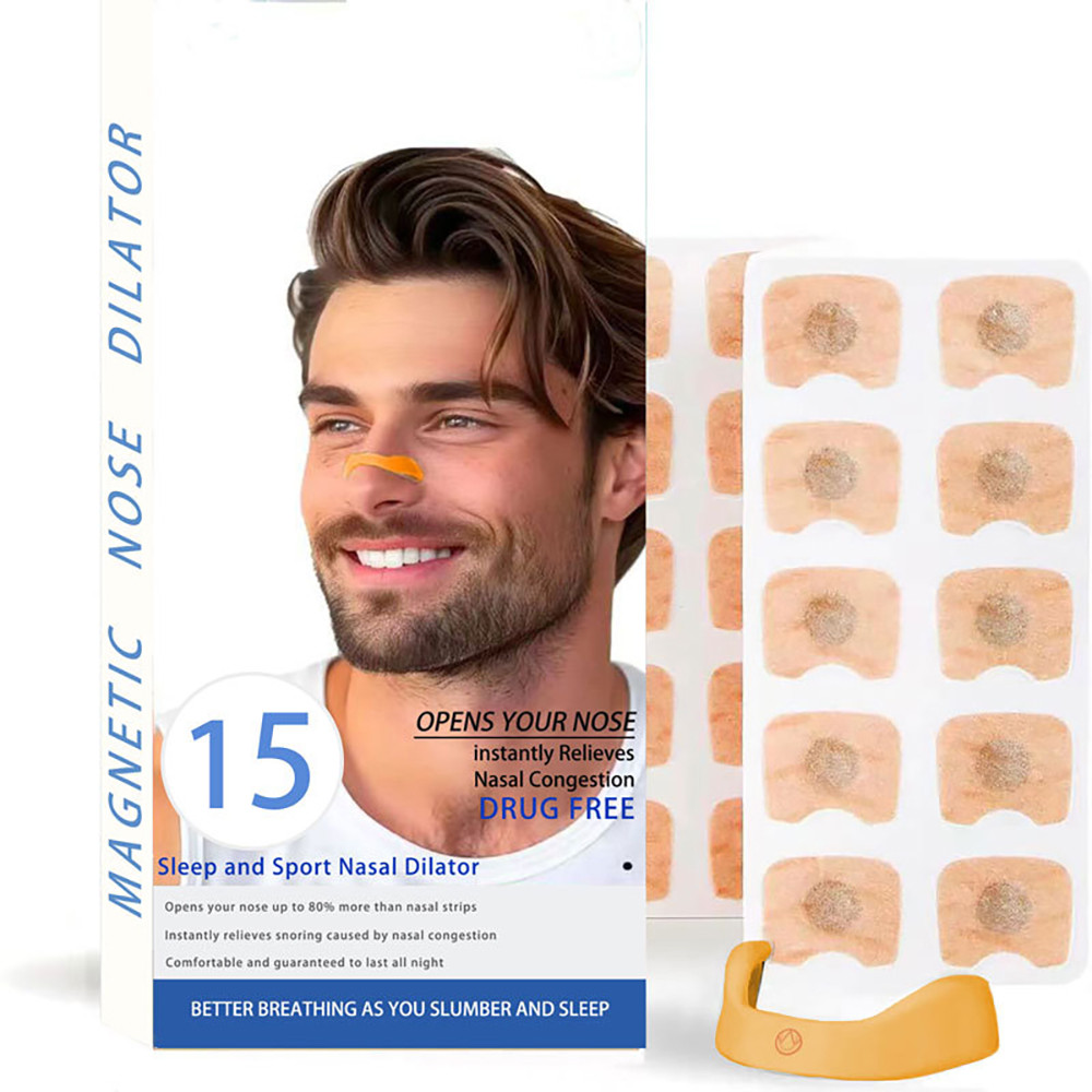 Nasal Dilator Sleep Nasal Strips Intake Breathing Nasal Strip Starter Kit Magnetic Nose Clips Boost
