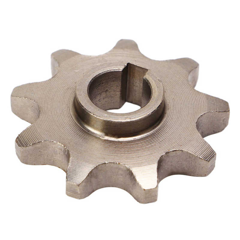 420 9 Tooth Sprocket for MY1016Z2 MY1016Z3 MY1018 Geared Motors High Accuracy Carbon Steel Easy