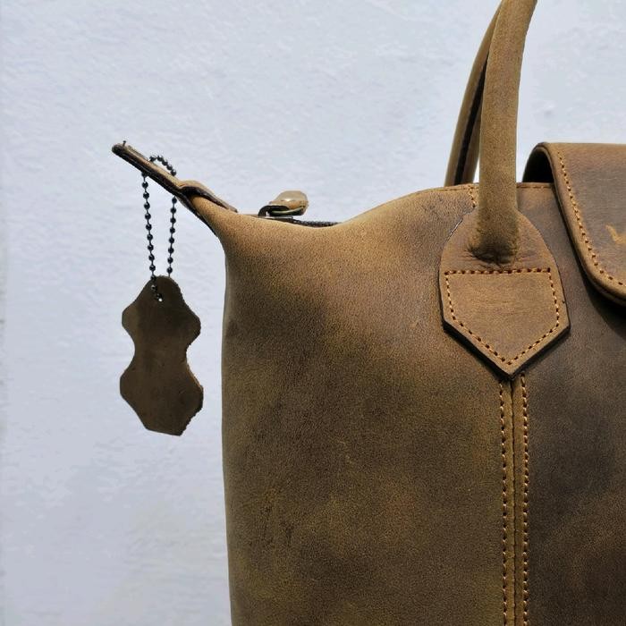 Top Tas Tenteng Selempang Ala LC Besar Crazy Horse Kulit Asli