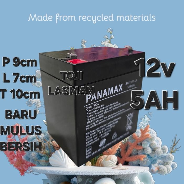 ( ACCU 12V 5AH ) AKI BATU BATERAI BATTERY BATRE 12V5AH 12V4AH 12V4.2AH 12V4.5AH 12V5AH 12 V VOLT
