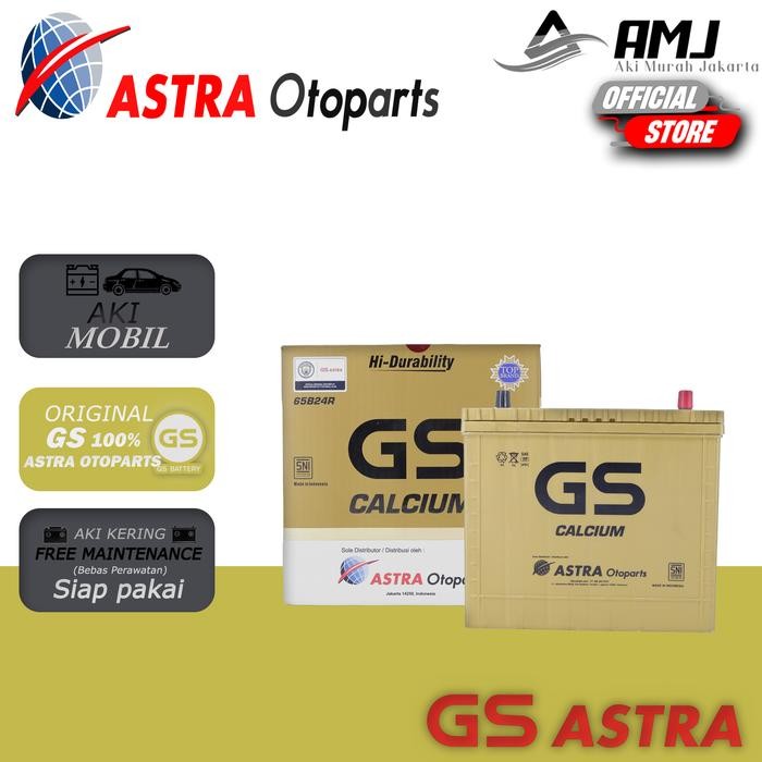 GS Calcium Astra Aki Kering Mobil NS60 / 65B24R - 55Ah
