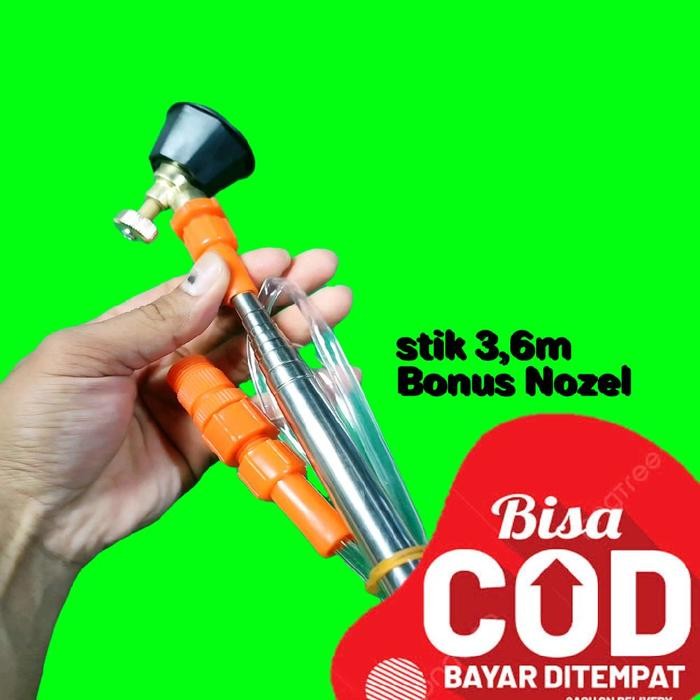Stik sprayer sawah panjang 3,6m stik teleskop sprayer Tanaman pertanian