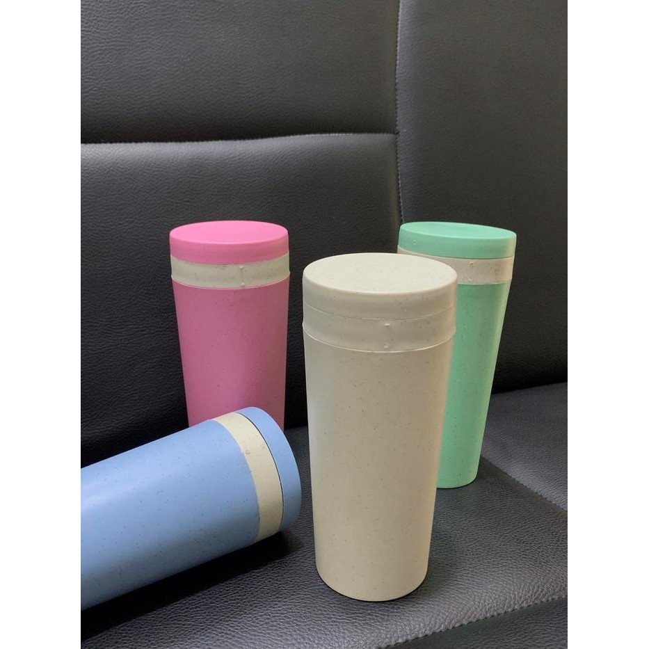 SIAPKIRIM U - HOUSE [Defect Sale] Botol Minum Wheat Straw/ Botol Minum Jerami Gandum/ Mug/ Water