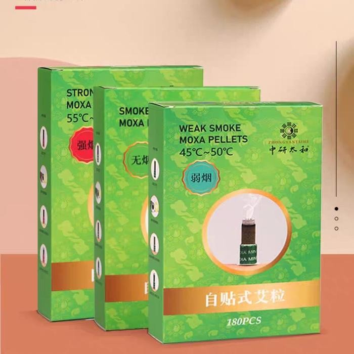 Moksa pellet stiker moksibusi mini moksa isi 180 pcs
