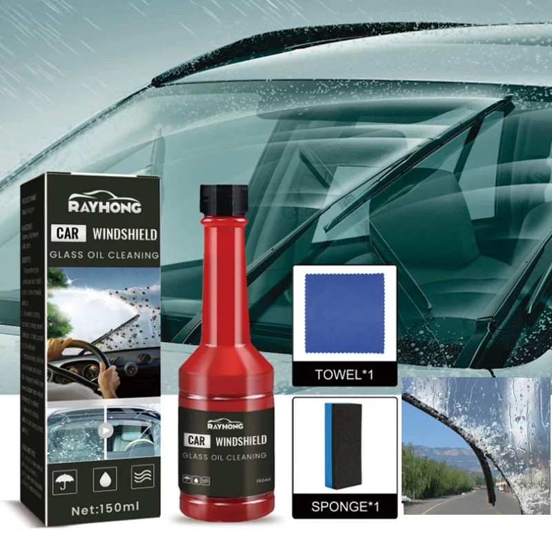Car 150ml Windshield Oil Film Remover Cleaner Dirt Remover Surface Oil Film Agent Glass Oil Film Cle