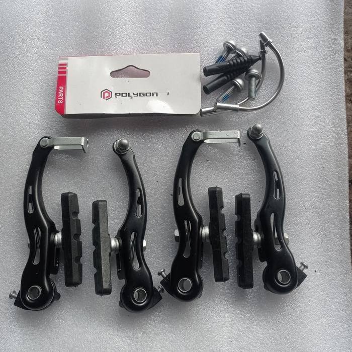 Polygon United - Rem V Brake Set Vbrake Caliper Polygon Monarch Mtb Lipat Bmx