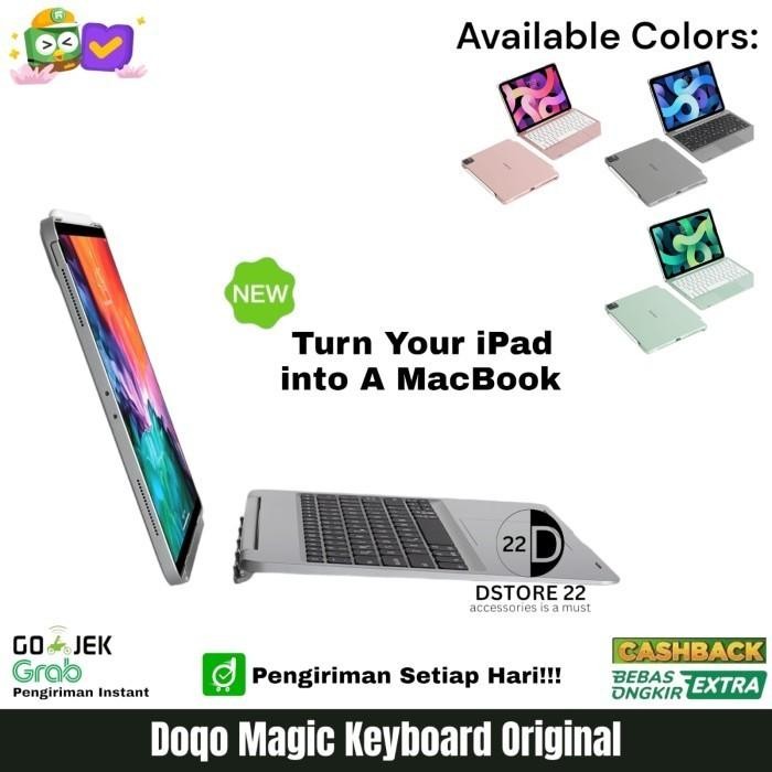doqo magic keyboard ipad pro 11 inch smart case casing bluetooth [kualitas terbaik]