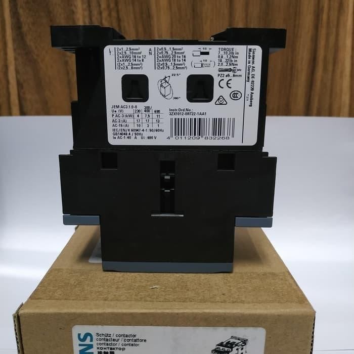 Bagus Contactor Siemens 3Rt2025-1Ap00 / Kontaktor Siemens Terlariss 
