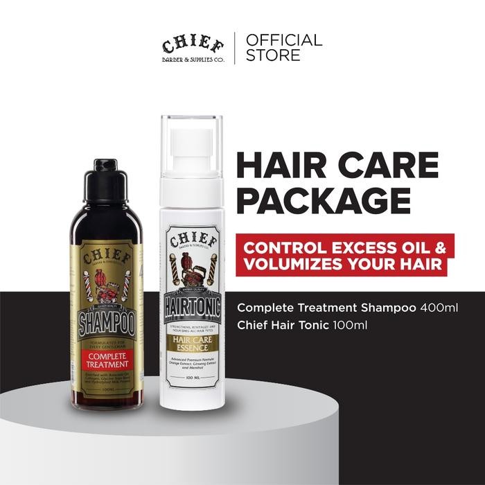 mi1x- Chief Ramadan Fresh Hair Set - Chief Hairtonic 100Ml & Chief Shampoo