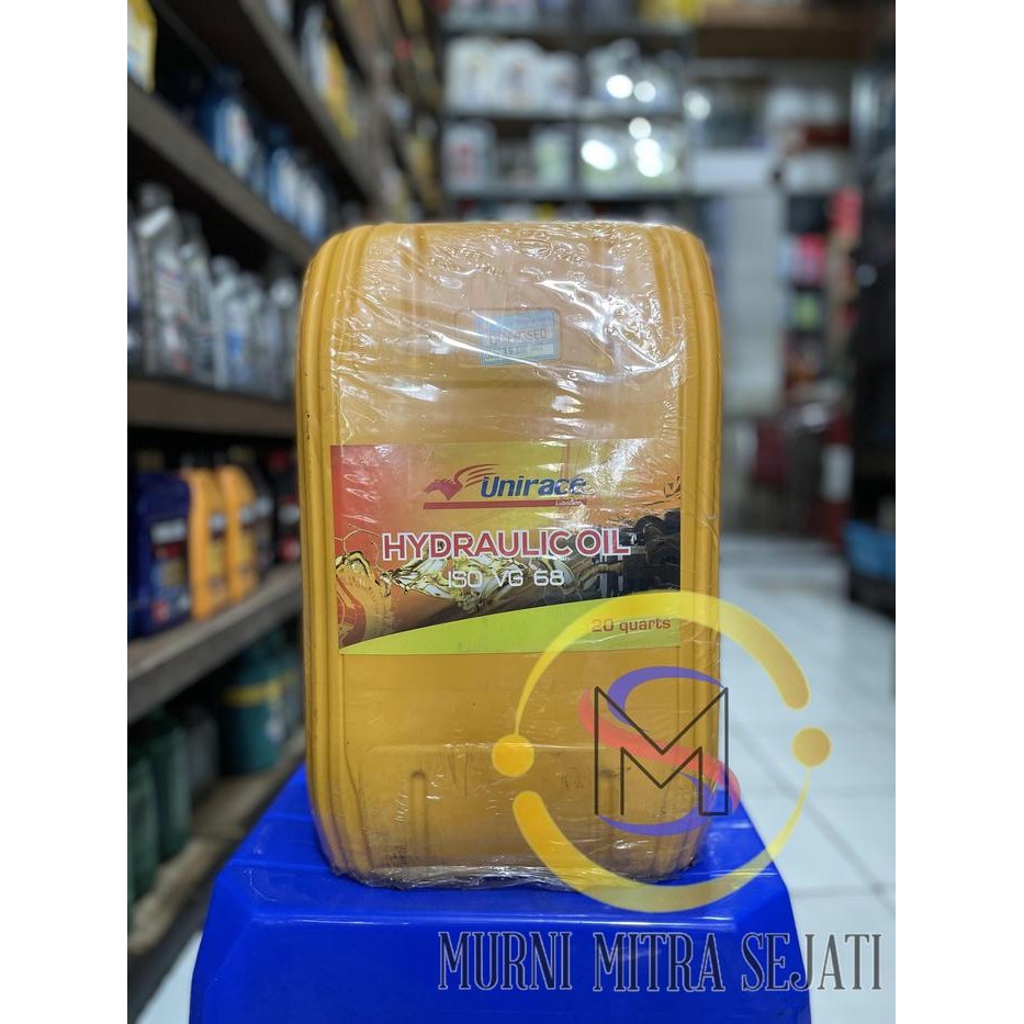 Unirace Hydraulic Oil 68 ISO VG SAE 10 Hidrolis Hidrolik Jerigen 19 L