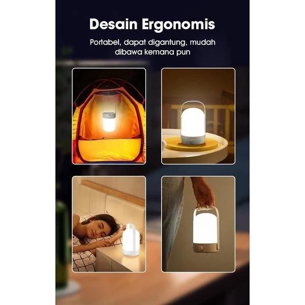 Samono Lampu Darurat Led Lentera Emergency Lamp Portable Camping Lamp Promo !
