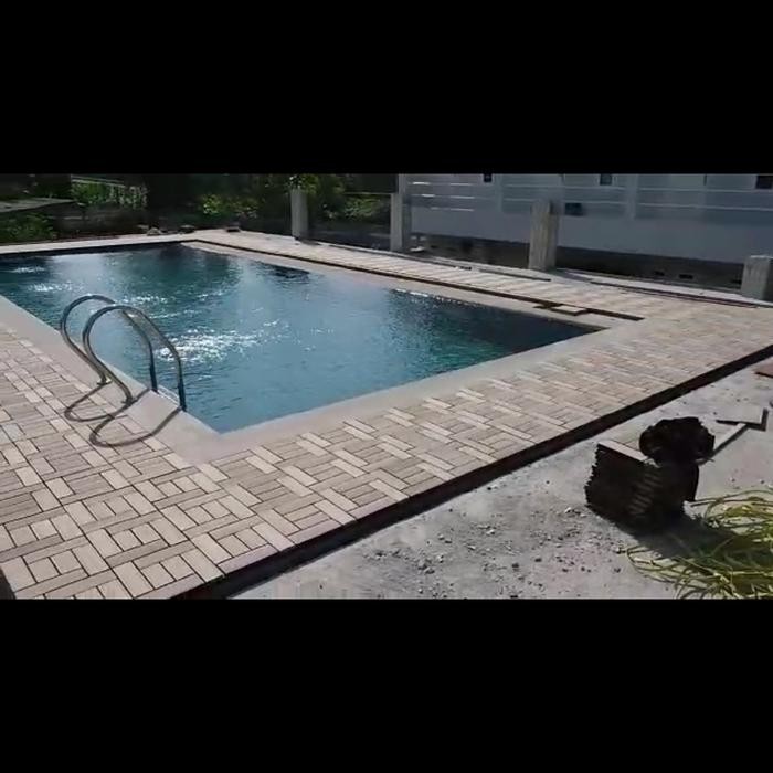 Sale Pesanan Wpc Hpc Lantai Kayu Jati Vinyl Spc Pvc Flooring Wood Praktis