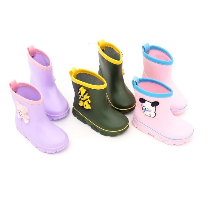 Sepatu Boot Anak Sepatu / Boots Anak Laki-Laki Anak Perempuan, Sepatu Hujan, Rain Boots Motif Kode
