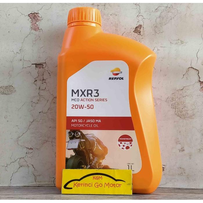 Jual Oli Repsol Moto Super 20W-50 4T 1L - Oli Motor Repsol 20W50 4T Super