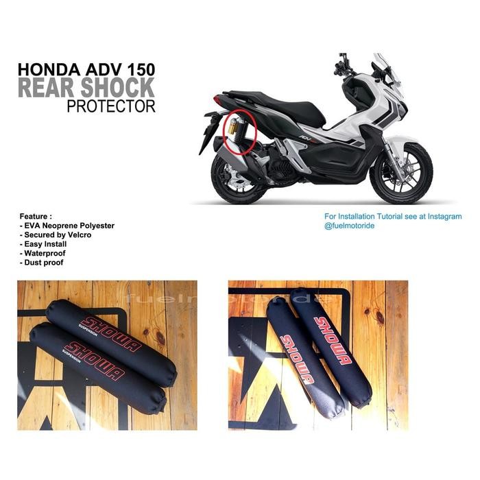 Premium Cover Shock Honda Adv 150 Showa Shockbreaker Adv150 Pasti Ori