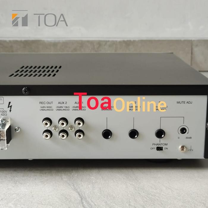 TOA ZA-2240 AMPLIFIER MIXER POWER 240 WAT ASLI ORIGINAL 100 ZA-2240