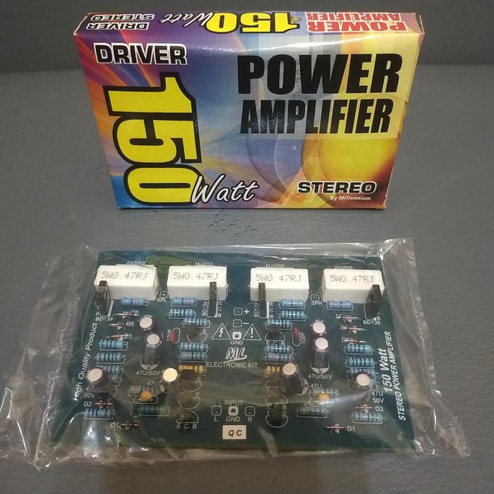 Driver power amplifier stereo 150w