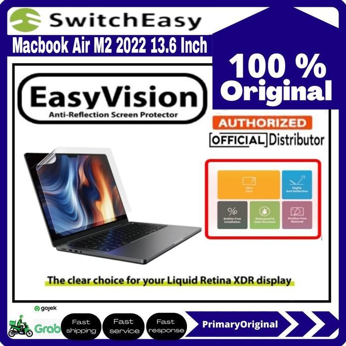JK Screen Guard Compatible for Macbook AIR 13.6 Inch M2 2022 SWITCHEASY EASYVISION