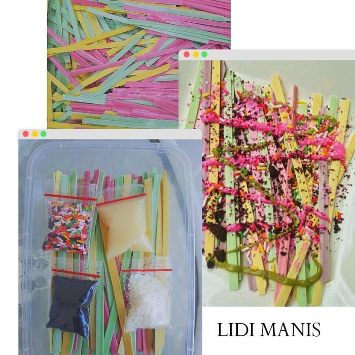 Lidi manis mie gepeng manis