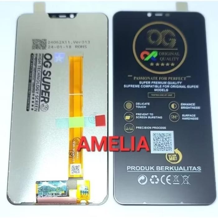 Original LCD+TOUCHSCREEN OPPO A3S ORI CPH1803 CPH1853 Tepercaya