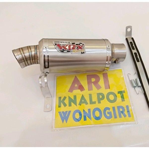TERLARIS SILENCER KNALPOT RACING WRX OVAL PENDEK SILINCER TABUNG GEMBUNG SAJA Bulat Foto Bulat Foto