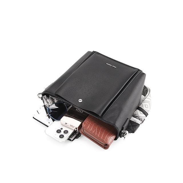 STOK TERBATAS  HUSH PUPPIES TAS WANITA FRANCES II SATCHEL (M) BLACK TERJANGKAU