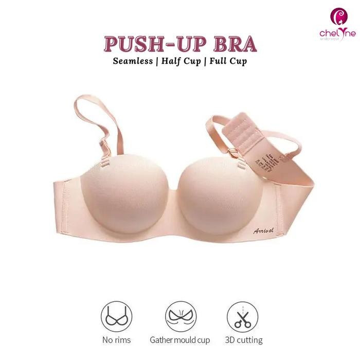 Chelyne BH Seamless 2188 Premium Push-Up-Bra Half Cup Bra Polos