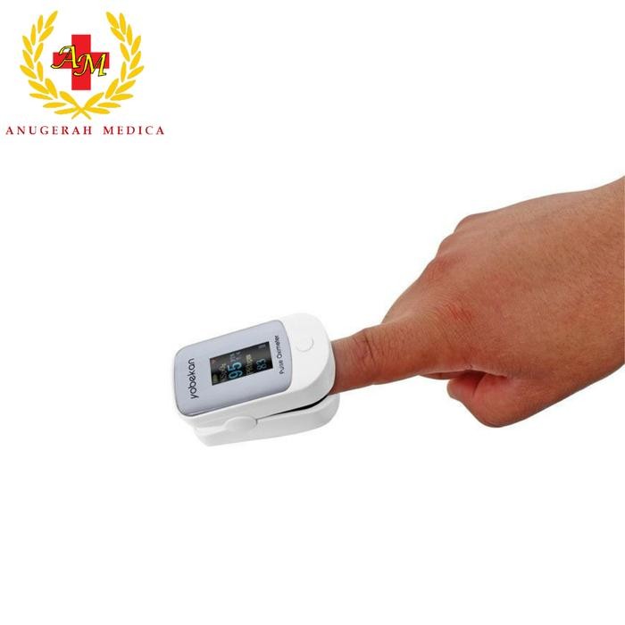 KirimInstan- Pulse Oximeter Yobekan Fingertip Pulse Oxymeter Saturasi Oksigen O2
