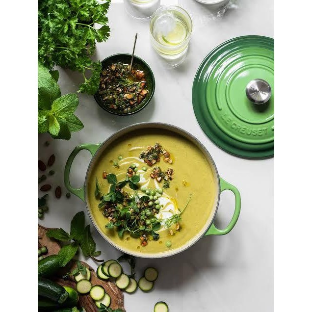 panci wajan Le creuset 24 / 4.5L Dutch oven signature ORI FRANCE