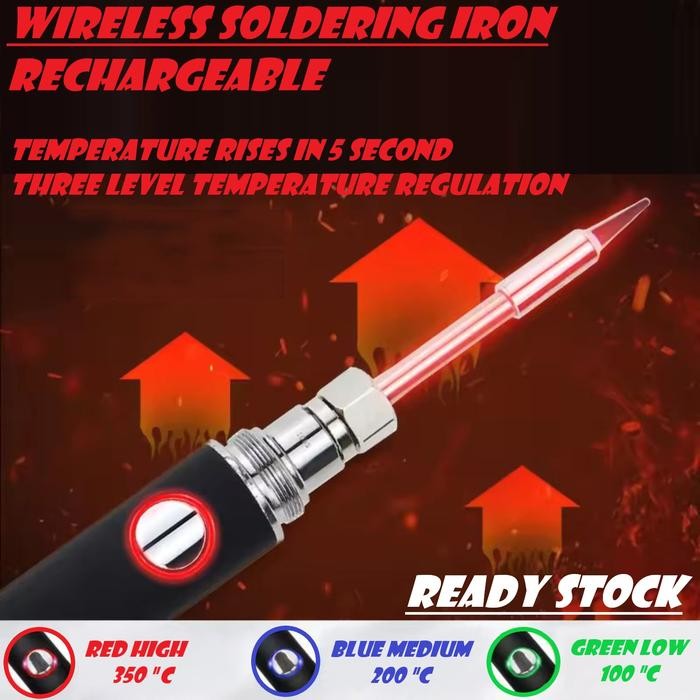 ALAT SOLDER PORTABLE TANPA KABEL USB PENA SOLDER MINI PERALATAN PORTABEL TENAGA LISTRIK