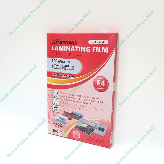 Plastik Laminating F4 Plastik Laminating Montana Ukuran F4