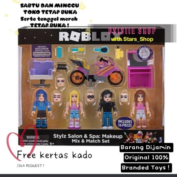ROBLOX STYLZ SALON AND SPA MAKEUP MIX AND MATCH SET ORI / FIGURE SET KODE 792