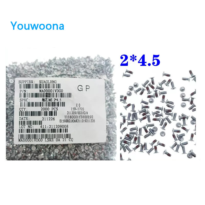 New Original Laptop Bottom Cover Case Screw For Dell Xps 13 7390 9310 9315 2 In 1