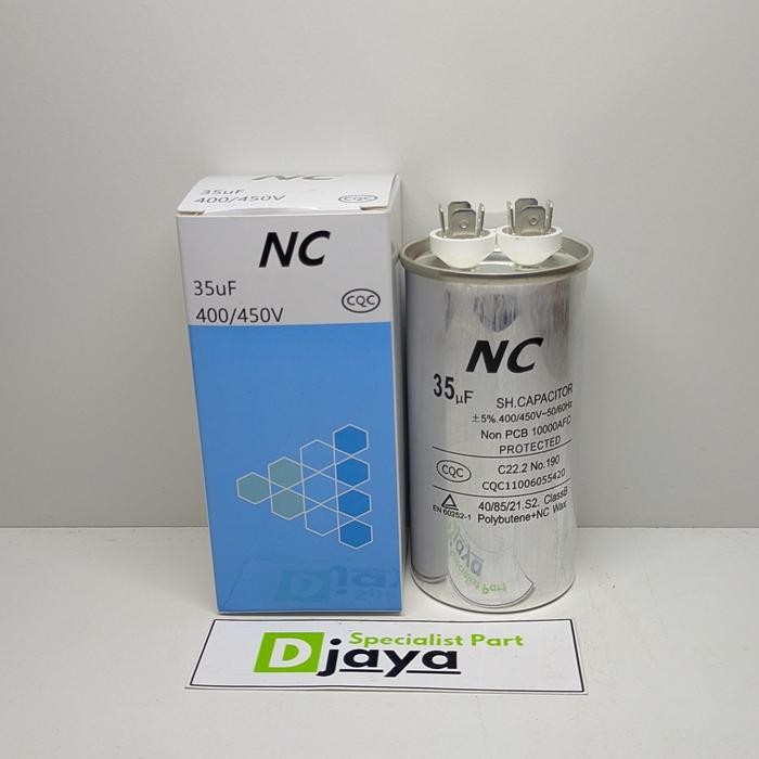 Kapasitor 35uf Capacitor 35 Uf Kapasitor AC 1.5PK Merk NC