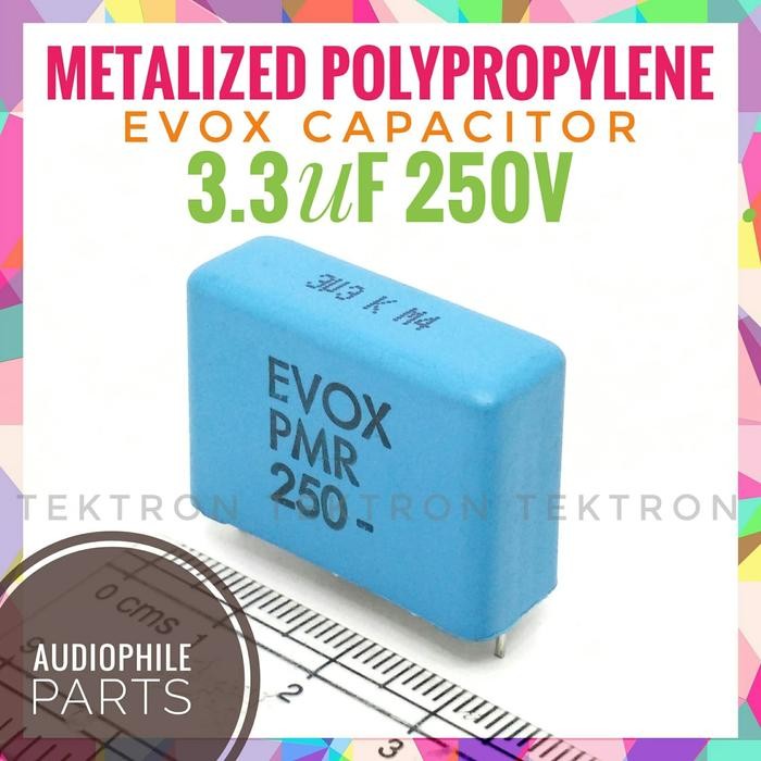 Capacitor MKP 3,3uF 250V- kapasitor polypropylene 3.3uF 3u3F 3.3uF