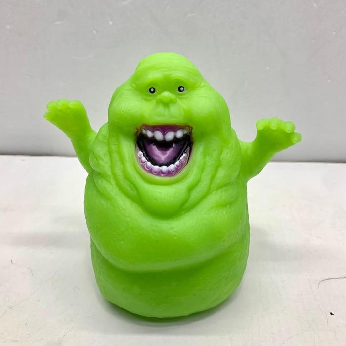 HOT SALE MAINAN ACTION FIGURE GHOSTBUSTER SLIMER VINYL FIGURE LOOSE PACK TINGGI SEKITAR 4 INCH