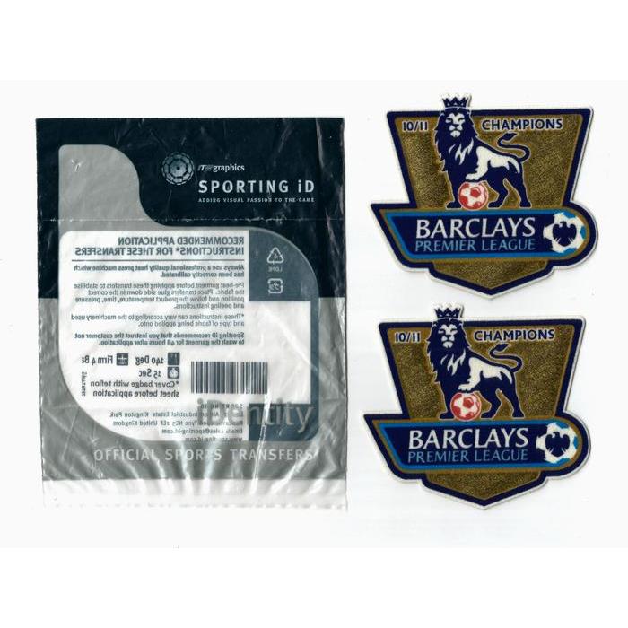 Patch Epl Winners 10 - 11. Original Patch For Jersey.