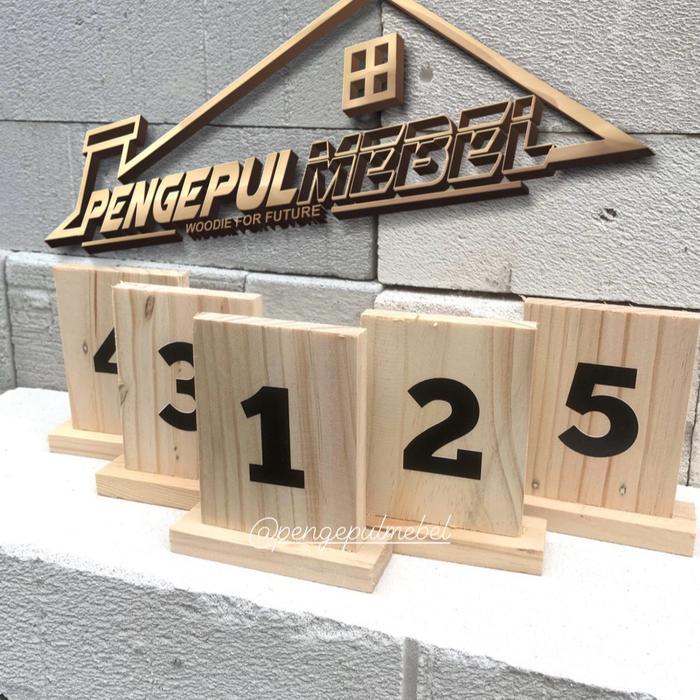 TERPERCAYA PAPAN NOMER MEJA MAKAN, PAPAN NOMER MEJA CAFE, PAPAN NOMER MEJA Meja Restoran Meja