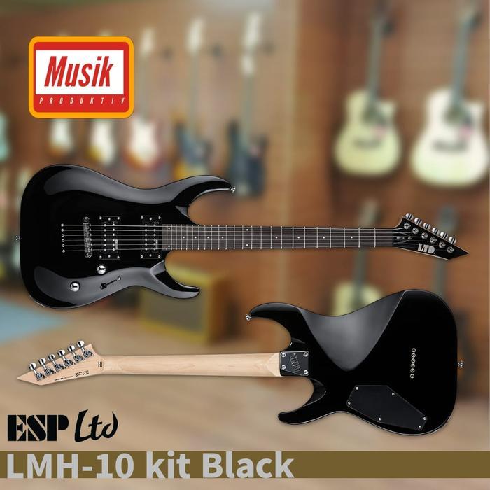 Gitar Elektrik ESP LTD LMH-10kit Black Original