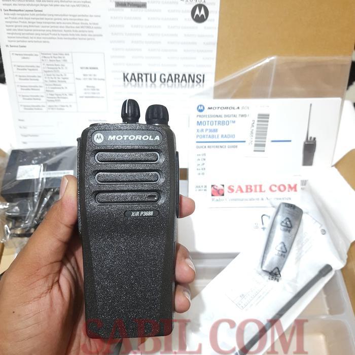 HT MOTOROLA XIR P3688 UHF 403MHZ - HT DIGITAL MOTOROLA XIR P3688 UHF