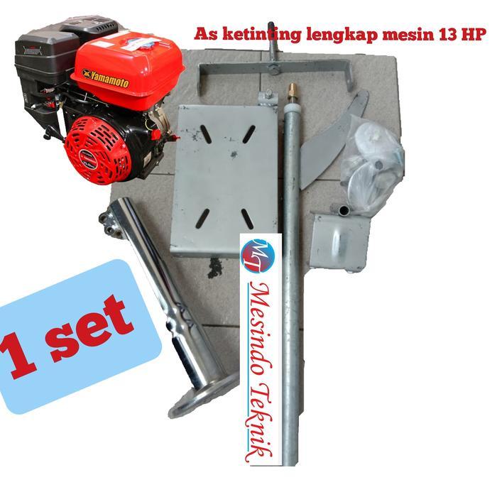 AS KETINTING LONGTAIL DENGAN MESIN GX-390L 13HP PUTARAN LAMBAT KOMPLIT