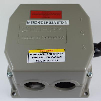MERZ803 GZ ON-OFF-ON OHM SAKLAR 3POLE 32AMPERE