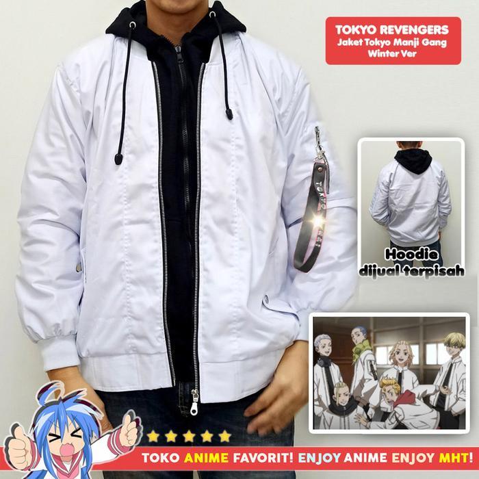 Jaket er Anime Tokyo Revengers Tokyo Manji Kai Winter Mikey Draken Chifuyu Takemichi Mitsuya
