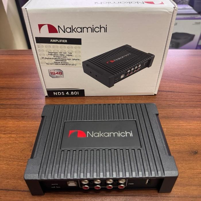 Digital Signal Nakamichi NDS 4.80I 8 Channel Dsp + 4 Channel Amplifier / DSP Nakamichi