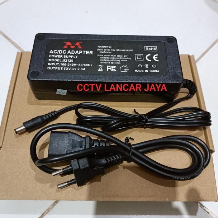 Adaptor 52V 2,3A Adaptor Modem Poe Adaptor Poe