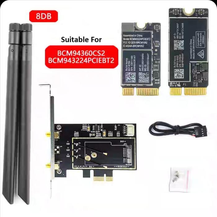 Apple Wireless Adapter To Pcie Wifi Interface Converter Hackintosh