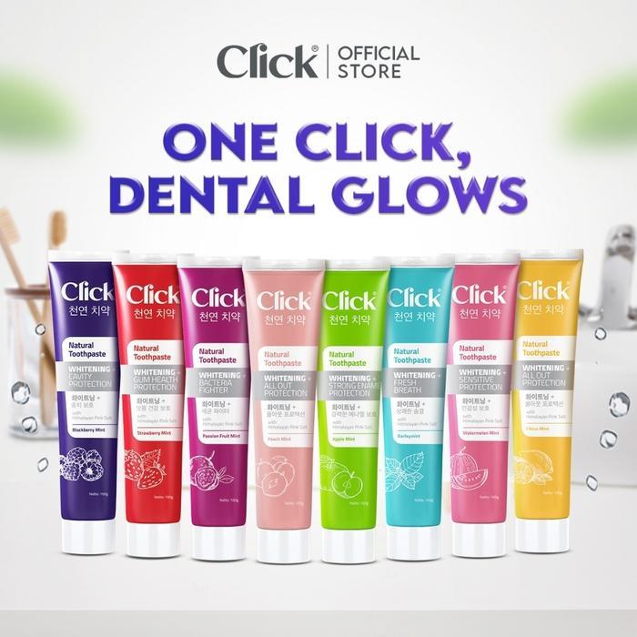 Maria - Click Natural Toothpaste Whitening + All Out Protection & Ovale Natural H2O Micellar Water