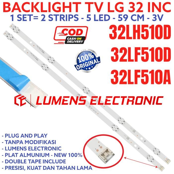 BACKLIGHT TV LED LG 32 INC 32LH510 32LF510 32LF510A 32LF510D 32LH510D D A LAMPU BL 32LF 32LH 5K 3V